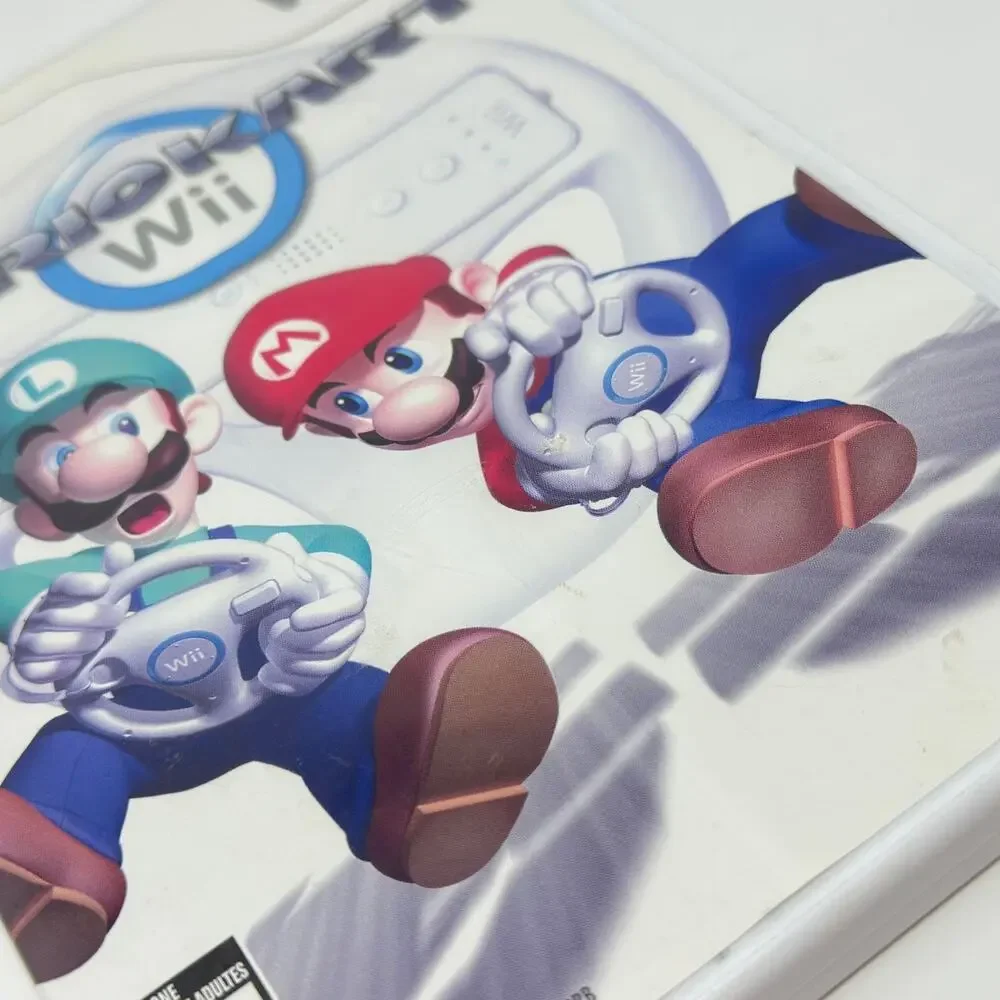 Nintendo Mario Kart Wii Video Game Complete w Manual Case Disc Classic Racing E